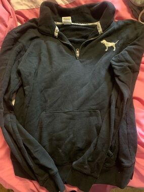 Victoria’s Secret pink half zip up